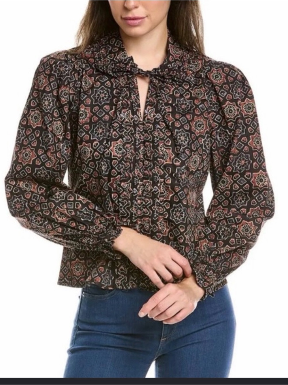 Walter Baker Cameron top size large